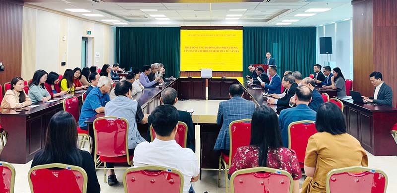 Đoàn Chủ tịch Liên hiệp Hội Việt Nam phát động ủng hộ đồng bào miền Trung, Tây Nguyên chịu thiệt hại do mưa lũ