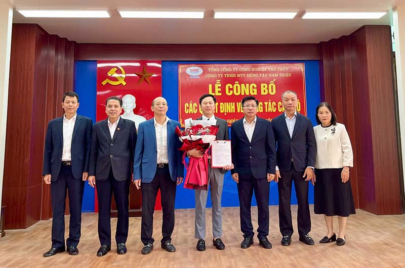 Bổ nhiệm Tổng giám đốc Công ty TNHH MTV Đóng tàu Nam Triệu